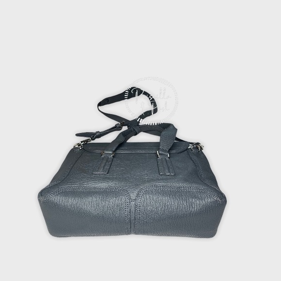 3.1 Phillip Large Grey Leather Silver Pashli Tote - Picture 8 of 16